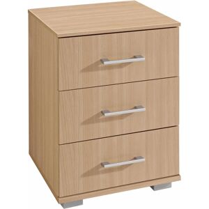 Priess Nachttisch - Pisa Serie - 3 Schubladen - 41x54x38 cm Priess Nachttisch - Pisa Serie - 3 Schubladen - 41x54x38 cm