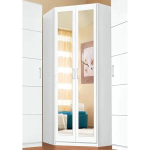 PRIESS Bilbao Weiß Eckschrank - Kleiderschrank PRIESS Bilbao Weiß Eckschrank - Kleiderschrank