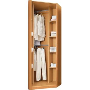 PRIESS Bilbao Kleiderschrank - Verstellbare Einlegeböden, Weiß, Eckdesign PRIESS Bilbao Kleiderschrank - Verstellbare Einlegeböden, Weiß, Eckdesign