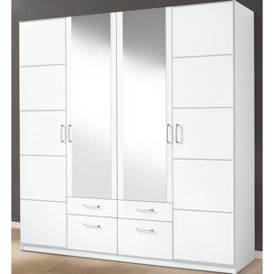 PRIESS Bilbao Weiß Kleiderschrank - 4-türig PRIESS Bilbao Weiß Kleiderschrank - 4-türig