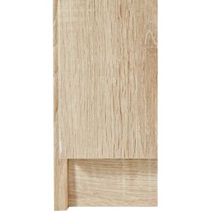 Priess Kleiderschrank - 48cm x 193cm x 54cm - hellbraune Struktur Eiche - 1-türig Priess Kleiderschrank - 48cm x 193cm x 54cm - hellbraune Struktur Eiche - 1-türig