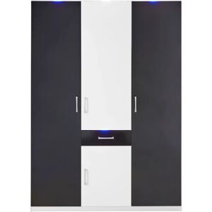 PRIESS Kleiderschrank - 140x55x193 cm mit LED-Beleuchtung PRIESS Kleiderschrank - 140x55x193 cm mit LED-Beleuchtung