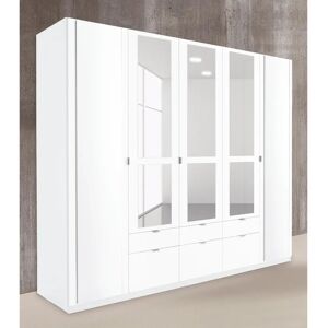 Priess Kleiderschrank - 5-türig mit Spiegel - Gerundete Elemente - Made in Germany Priess Kleiderschrank - 5-türig mit Spiegel - Gerundete Elemente - Made in Germany