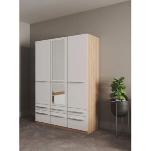 PRIESS Barcelona Kleiderschrank - Verstellbar, Spiegel, LED, 3 Regale PRIESS Barcelona Kleiderschrank - Verstellbar, Spiegel, LED, 3 Regale