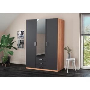 Priess Amsterdam Kleiderschrank - Modernes Design, LED, 3 Türen Priess Amsterdam Kleiderschrank - Modernes Design, LED, 3 Türen