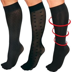 Weltbild Schwarze Kompressions-Kniestrümpfe - Stütz-Kniestrümpfe Weltbild Schwarze Kompressions-Kniestrümpfe - Stütz-Kniestrümpfe
