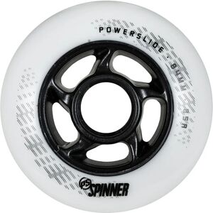 Ruedas Powerslide Spinner Blancas - 72mm, 88A, Ruedas de Alto Rendimiento Ruedas Powerslide Spinner Blancas - 72mm, 88A, Ruedas de Alto Rendimiento