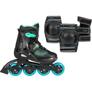 PLAYLIFE Joker Patines en línea ajustables para niños - Equipo de protección todo el año PLAYLIFE Joker Patines en línea ajustables para niños - Equipo de protección todo el año