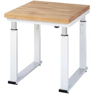 RAU Arbeitstisch - Höhenverstellbar, Buchenholz, 600kg, 750x900mm RAU Arbeitstisch - Höhenverstellbar, Buchenholz, 600kg, 750x900mm