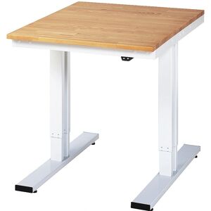 RAU Arbeitstisch - Elektrische Höhenverstellung - Buchenholz - 300kg RAU Arbeitstisch - Elektrische Höhenverstellung - Buchenholz - 300kg