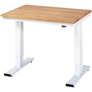 RAU Table de travail réglable électrique - Hêtre, 720-1120mm - Publicité RAU Table de travail réglable électrique - Hêtre, 720-1120mm - Publicité