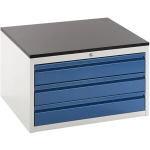 RAU Dulap cu sertare - Gri deschis / Albastru gencian - 460mm Înălțime RAU Dulap cu sertare - Gri deschis / Albastru gencian - 460mm Înălțime