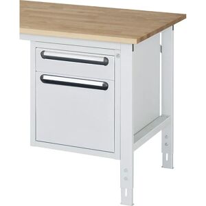 RAU Gabinete Bajo de Mesa en Gris Luminoso - 2 Cajones - Acero RAU Gabinete Bajo de Mesa en Gris Luminoso - 2 Cajones - Acero