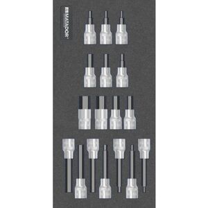 MATADOR MAT 8164 4078 - Gereedschapsset - 17-delige inbussleutelset, schroevendraaiersbits - 1/2" MATADOR MAT 8164 4078 - Gereedschapsset - 17-delige inbussleutelset, schroevendraaiersbits - 1/2"