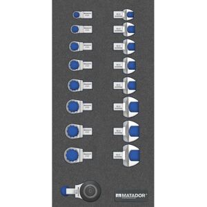 MATADOR MAT 8164 6190 - Draaiknop gereedschapsset - 17 stuks MATADOR MAT 8164 6190 - Draaiknop gereedschapsset - 17 stuks