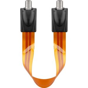 Goobay 67244 Câble coaxial - Plat flexible 75Ω type F - Publicité Goobay 67244 Câble coaxial - Plat flexible 75Ω type F - Publicité