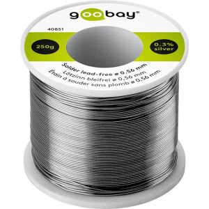 Goobay 40851 Soudure - 250g, 0,56mm, sans plomb, 217°C - Publicité Goobay 40851 Soudure - 250g, 0,56mm, sans plomb, 217°C - Publicité