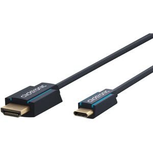 ClickTronic 44928 Video Cable Adapter - 4K USB-C to HDMI - Black ClickTronic 44928 Video Cable Adapter - 4K USB-C to HDMI - Black