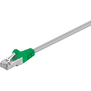 Goobay 50187 Netwerkkabel - Groen, Grijs, 2m Cat5e F/UTP Goobay 50187 Netwerkkabel - Groen, Grijs, 2m Cat5e F/UTP