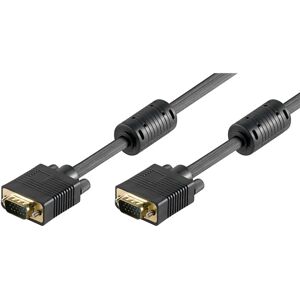 Cablu VGA Goobay 10m Negru - VGA (D-Sub) - Suportă Full HD Cablu VGA Goobay 10m Negru - VGA (D-Sub) - Suportă Full HD