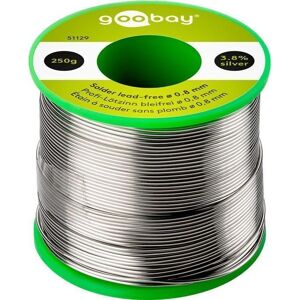 Goobay Lead-free Solder Wire 217 °C - 250 g Goobay Lead-free Solder Wire 217 °C - 250 g