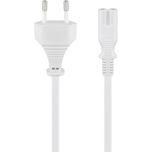 Cabo de alimentação Goobay 51326 - 1,5m, Tipo C, Conector C7 - Cabo de energia Cabo de alimentação Goobay 51326 - 1,5m, Tipo C, Conector C7 - Cabo de energia