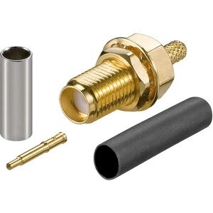 Wentronic GMBH Connecteur coaxial RP-SMA - Noir, Or, Argent - Connecteur coaxial Wentronic GMBH Connecteur coaxial RP-SMA - Noir, Or, Argent - Connecteur coaxial