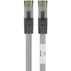 Goobay 55135 Grijze Cat8.1 S/FTP Netwerk Kabel - 0,5m Goobay 55135 Grijze Cat8.1 S/FTP Netwerk Kabel - 0,5m