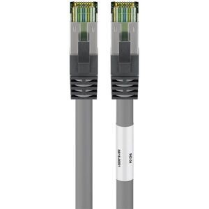 Cable de Red Cat8.1 de Alta Velocidad - 10m Gris Cable de Red Cat8.1 de Alta Velocidad - 10m Gris