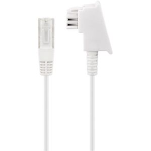 Goobay 60664 Telefonkabel - 0,5 m Weiß DSL/VDSL Goobay 60664 Telefonkabel - 0,5 m Weiß DSL/VDSL