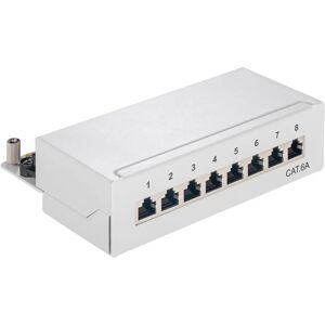 Goobay 62063 Pannello di patch - RJ45 - Cat6a - S/UTP - Grigio - Montaggio rack Goobay 62063 Pannello di patch - RJ45 - Cat6a - S/UTP - Grigio - Montaggio rack