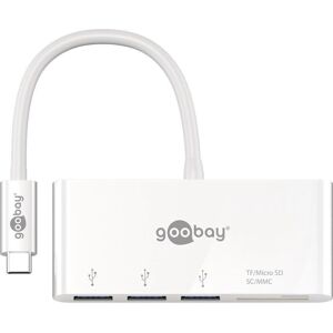 Station d'accueil Multiport USB-C Goobay 62097 - Blanc - Dock pour Ordinateur Portable - Publicité Station d'accueil Multiport USB-C Goobay 62097 - Blanc - Dock pour Ordinateur Portable - Publicité