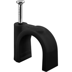 Goobay Cable Clamp - 16mm Black - Cable Clamp for Indoor/Outdoor Use Goobay Cable Clamp - 16mm Black - Cable Clamp for Indoor/Outdoor Use