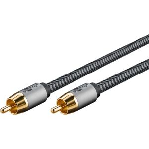 Goobay 65296 ljudkabel - 3 m - Silver, Svart Goobay 65296 ljudkabel - 3 m - Silver, Svart