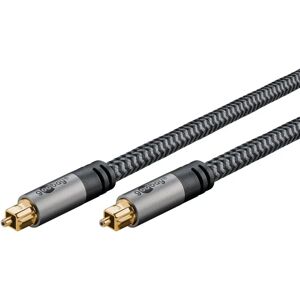 Goobay 65308 Ljudkabel 10m TOSLINK Svart, Silver - Ljudkabel Goobay 65308 Ljudkabel 10m TOSLINK Svart, Silver - Ljudkabel