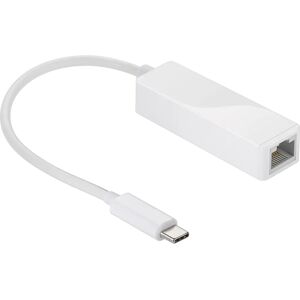 Adaptador Ethernet USB-C Goobay 66255 - Blanco - Dock para Portátil Adaptador Ethernet USB-C Goobay 66255 - Blanco - Dock para Portátil