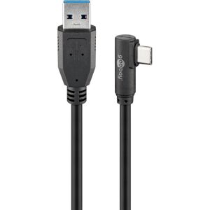 Câble USB-C à USB-A Goobay 2m - Noir - USB 3.2 Gen 1 Câble USB-C à USB-A Goobay 2m - Noir - USB 3.2 Gen 1