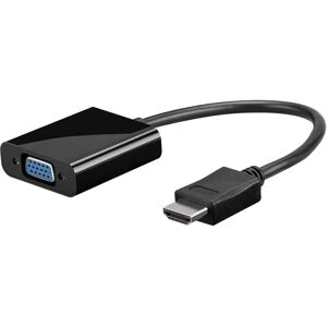 Adaptateur de câble vidéo Goobay 68793 - Convertisseur VGA vers HDMI avec audio 3,5 mm Adaptateur de câble vidéo Goobay 68793 - Convertisseur VGA vers HDMI avec audio 3,5 mm