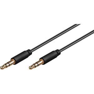 Goobay 69106 Audio Cable - 1.5m - Black Goobay 69106 Audio Cable - 1.5m - Black