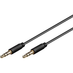 Câble audio Goobay AVK 183-0050 - 0,5m - Noir Câble audio Goobay AVK 183-0050 - 0,5m - Noir
