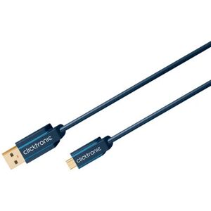 ClickTronic USB-Kabel - 1m, Blau, USB 2.0, Mini-B, Langlebig ClickTronic USB-Kabel - 1m, Blau, USB 2.0, Mini-B, Langlebig