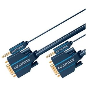 ClickTronic 2m VGA + 3,5mm - Kabel VGA i audio ClickTronic 2m VGA + 3,5mm - Kabel VGA i audio