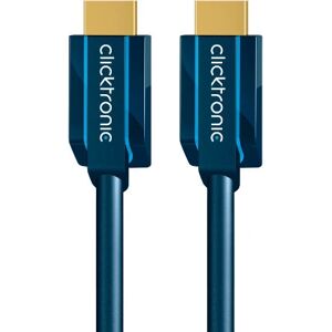 Câble HDMI haute vitesse 5m ClickTronic - Bleu - Type A (Standard) - Type de produit - Publicité Câble HDMI haute vitesse 5m ClickTronic - Bleu - Type A (Standard) - Type de produit - Publicité