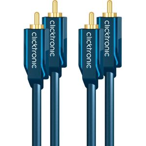 ClickTronic 1m Stereo Audio Cable - Stereo, Blue, 1m - Audio Cable ClickTronic 1m Stereo Audio Cable - Stereo, Blue, 1m - Audio Cable