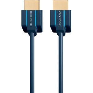 ClickTronic 70704 HDMI Cable - 2m - Blue - High Speed 2.0 Ethernet ClickTronic 70704 HDMI Cable - 2m - Blue - High Speed 2.0 Ethernet
