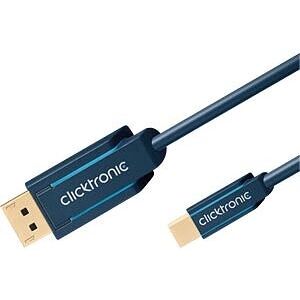 ClickTronic 70739 - DisplayPort cable 3 m Mini DisplayPort Blue ClickTronic 70739 - DisplayPort cable 3 m Mini DisplayPort Blue
