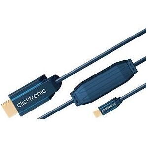 ClickTronic Rb70742 - HDMI Kabel - 1m - Blauw ClickTronic Rb70742 - HDMI Kabel - 1m - Blauw
