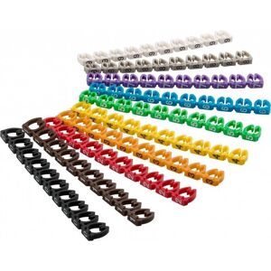 Marqueurs de câbles multicolores Goobay 72515 - Type de câble - Publicité Marqueurs de câbles multicolores Goobay 72515 - Type de câble - Publicité