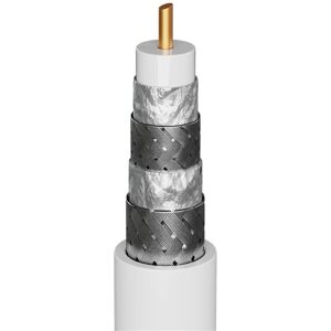 Goobay 120 dB CCS 100m Wit Coaxkabel - Antennkabel Goobay 120 dB CCS 100m Wit Coaxkabel - Antennkabel