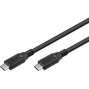 Goobay 74194 USB-C USB4 20 Gbps 0,5 m Zwart Goobay 74194 USB-C USB4 20 Gbps 0,5 m Zwart